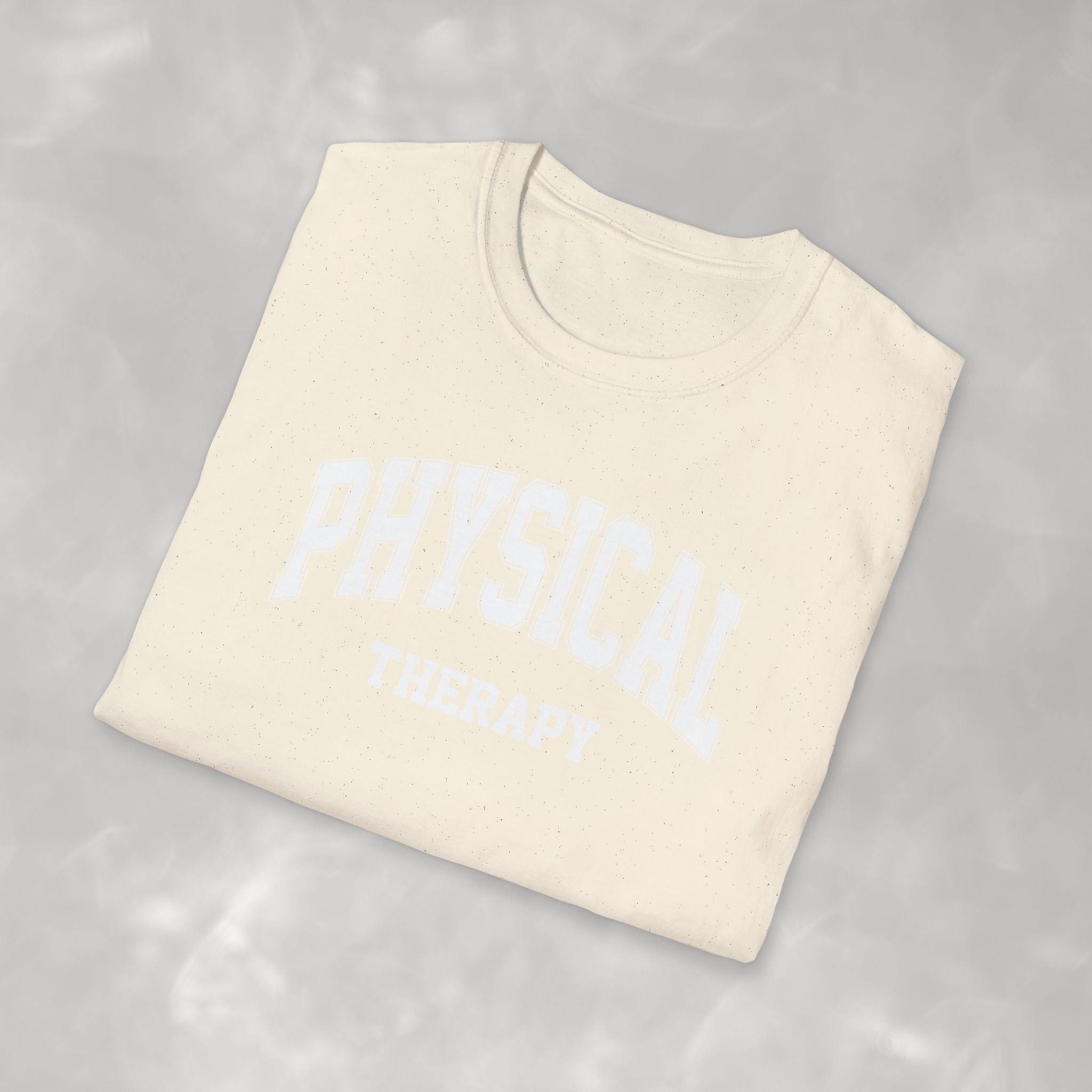 Physical Therapy, Therapist Varsity Style Gildan Unisex Softstyle T-Shirt