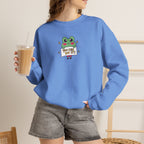 You Can Do It, Cute Motivational Frog Unisex Heavy Blend™ Crewneck Sweatshirt for OT, PT, Speech Therapist