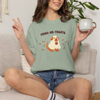 Trick-or-Treats Cute Funny Halloween Dog Lover Unisex Garment-Dyed T-shirt