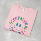 Occupational Therapy, Cute Playful Smile, OT, COTA Comfort Colors Tee