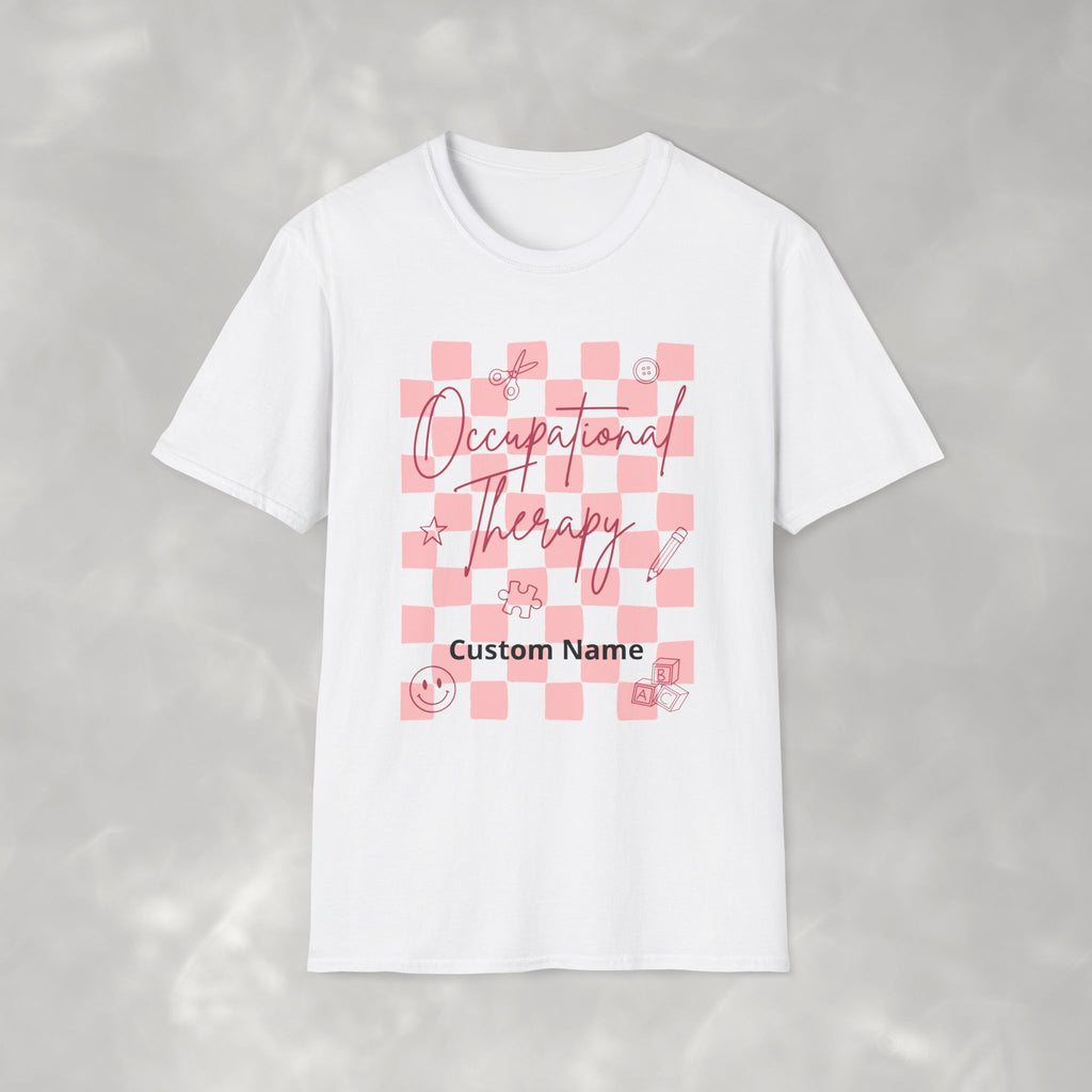 Personalized Occupational Therapy, Custom Gildan Unisex Softstyle T-Shirt