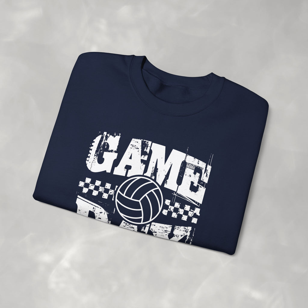 Retro Vintage Volleyball Game Day Gildan Unisex Heavy Blend™ Crewneck Sweatshirt