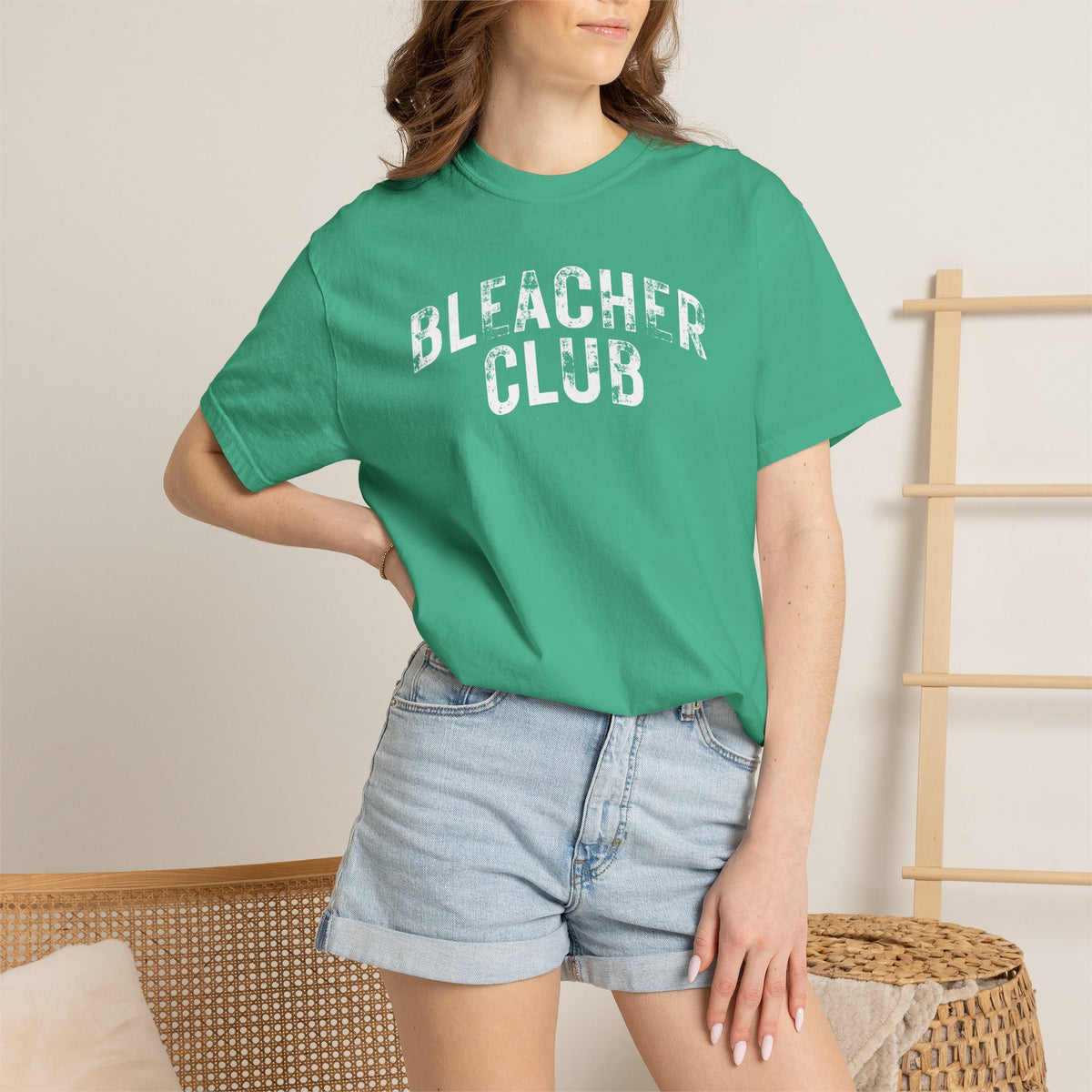 Bleacher Club, Funny Unisex Comfort Colors Tee for Sports Parents, Family