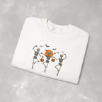 Dancing Skeletons, Cute Halloween Gildan Unisex Heavy Blend™ Crewneck Sweatshirt