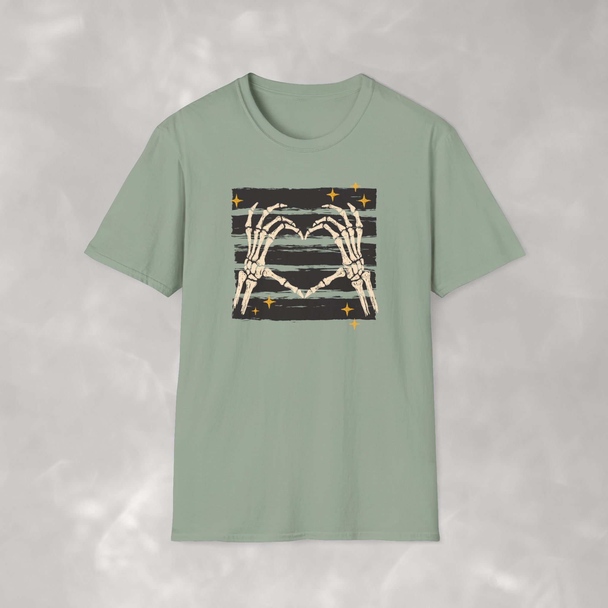 Spooky Skeleton Hands, Cute Halloween Gildan Unisex Softstyle T-Shirt