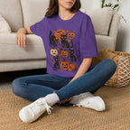Spooky Black Cats and Jack-O-Lanterns, Gildan Unisex Softstyle T-Shirt