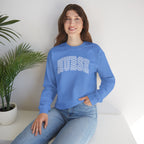 Nurse Checkered Gildan Unisex Heavy Blend™ Crewneck Sweatshirt for RN, LPN, GN, Nursing Students