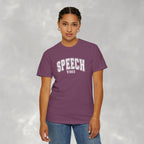 Speech Vibes, Unisex Comfort Colors Tee for SLP, SLPA, Speech Therapy