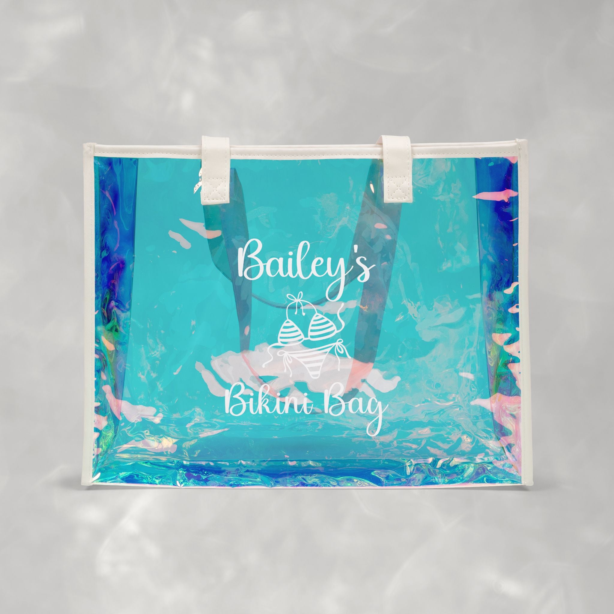 Personalized Holographic Bikini Bag