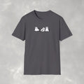 Cute Black Cat Ghosts, Haunted Kitties Halloween Gildan Unisex Softstyle T-Shirt