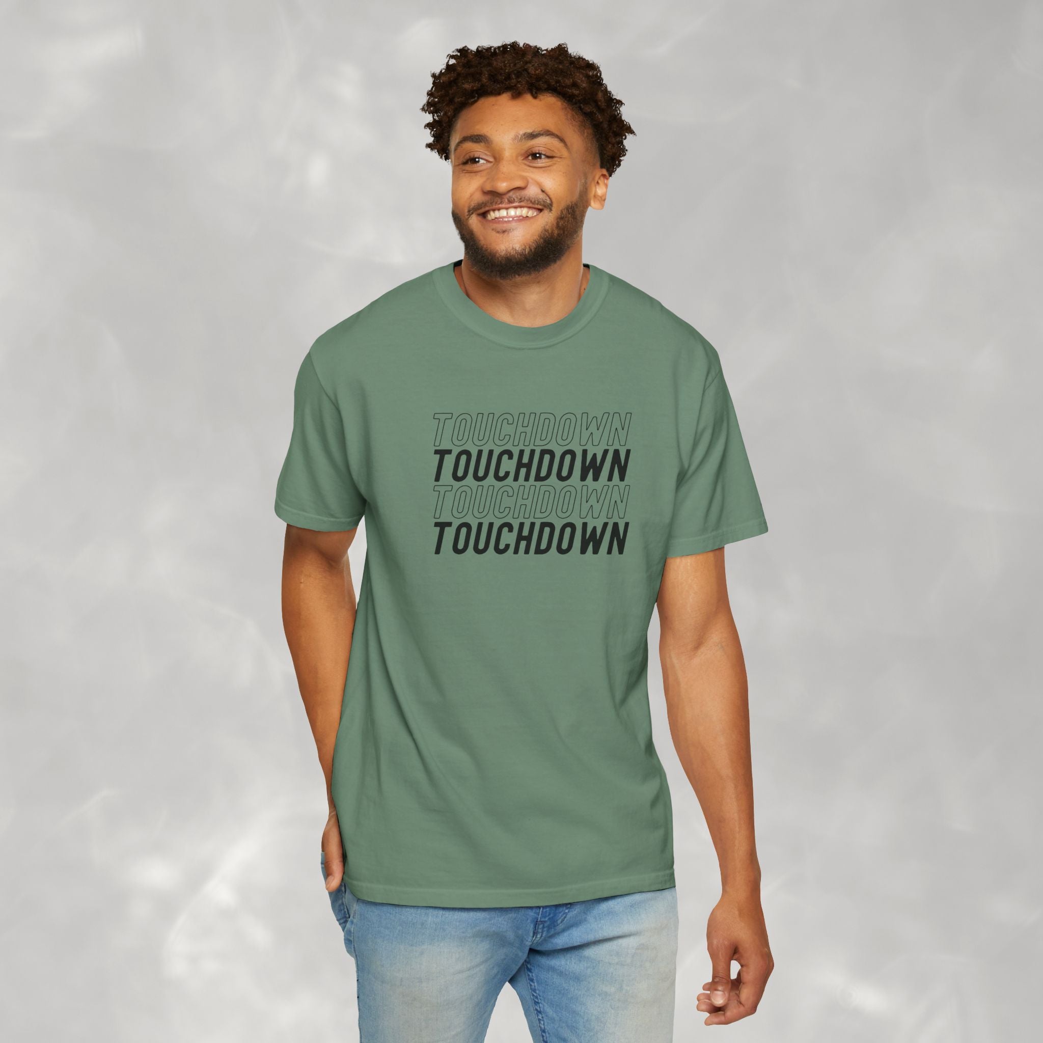 Touchdown Unisex Football Comfort Colors Tee