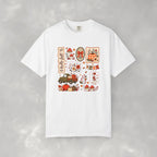 Hello Fall Cute Autumn Collage Comfort Colors Tee