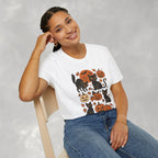 Spooky Black Cats and Jack-O-Lanterns, Gildan Unisex Softstyle T-Shirt