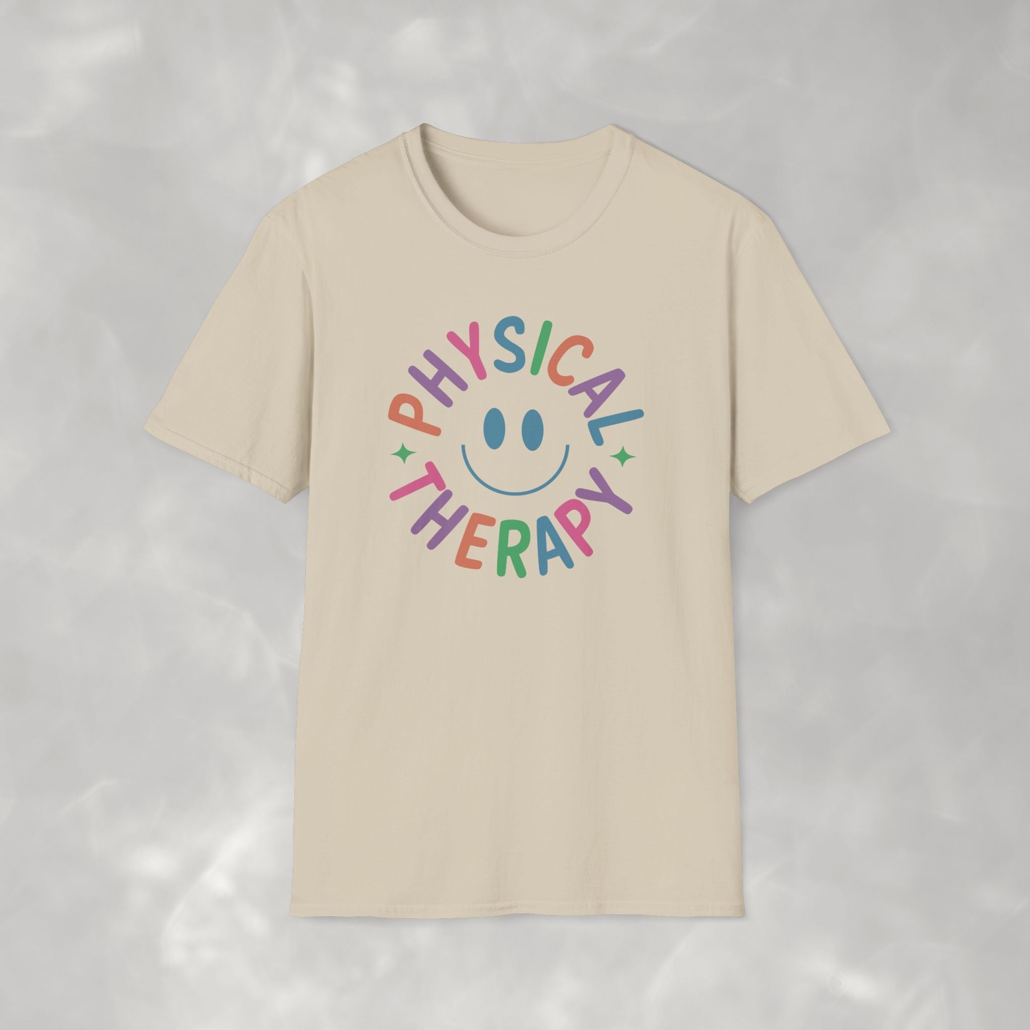 Physical Therapy, Cute Playful Smile, PT, PTA Gildan Unisex Softstyle T-Shirt