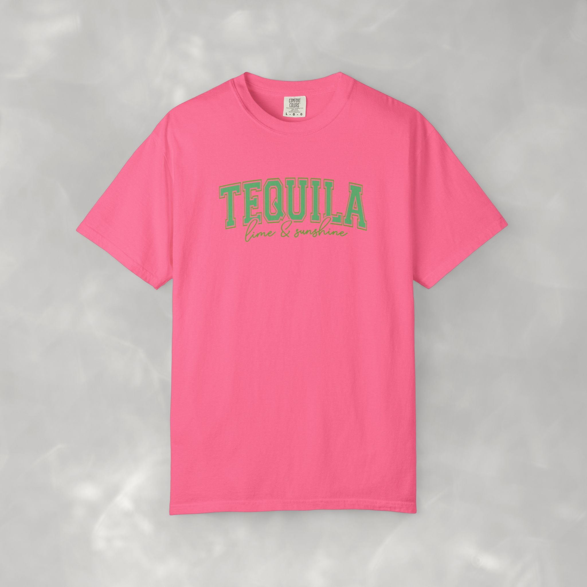 Tequila, Lime, and Sunshine Summer, Vacation, Beach Comfort Colors Tee