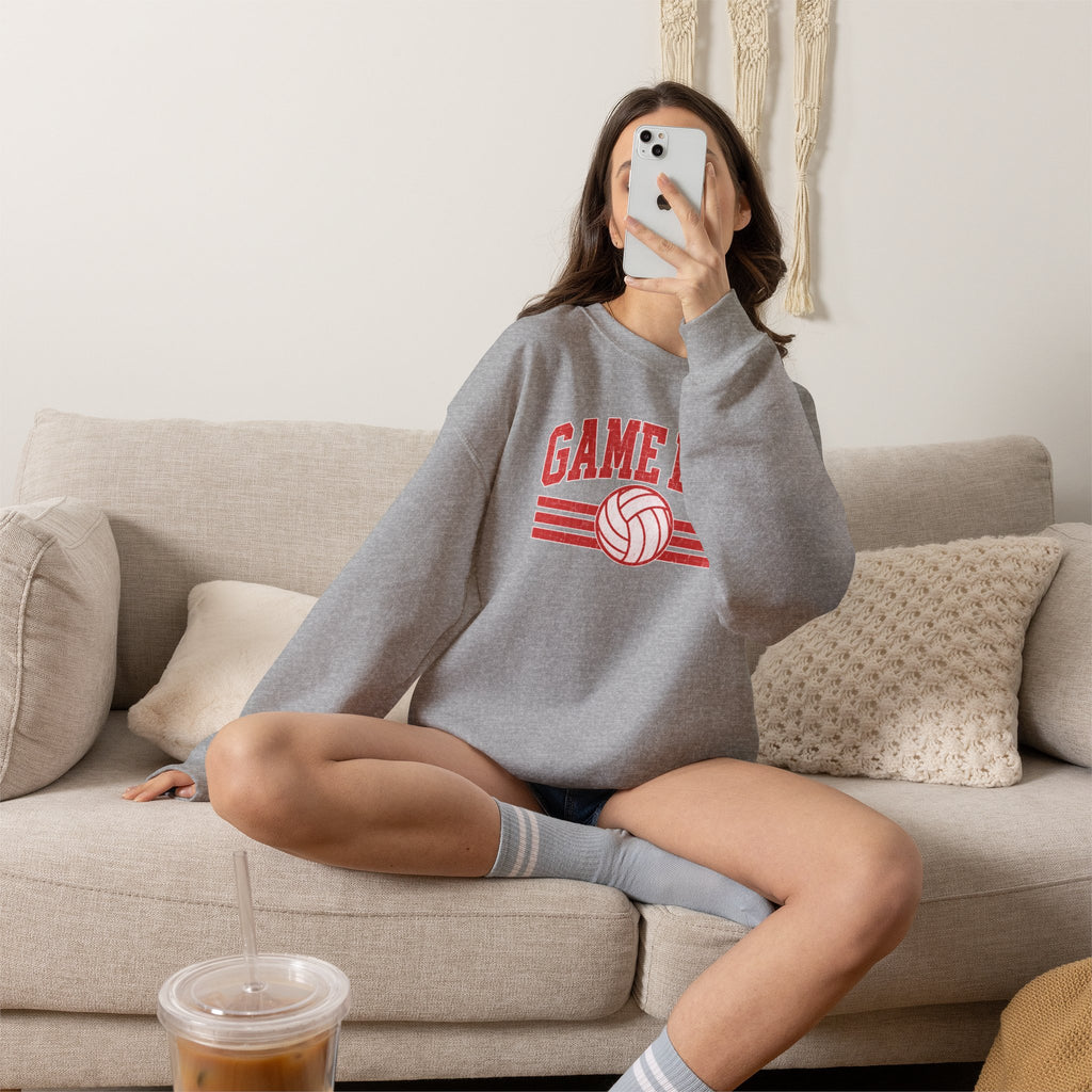 Volleyball Game Day Gildan Unisex Heavy Blend™ Crewneck Sweatshirt