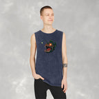 Short Fuse, Angler Fish Questionable Concepts Unisex Stonewash Tank Top