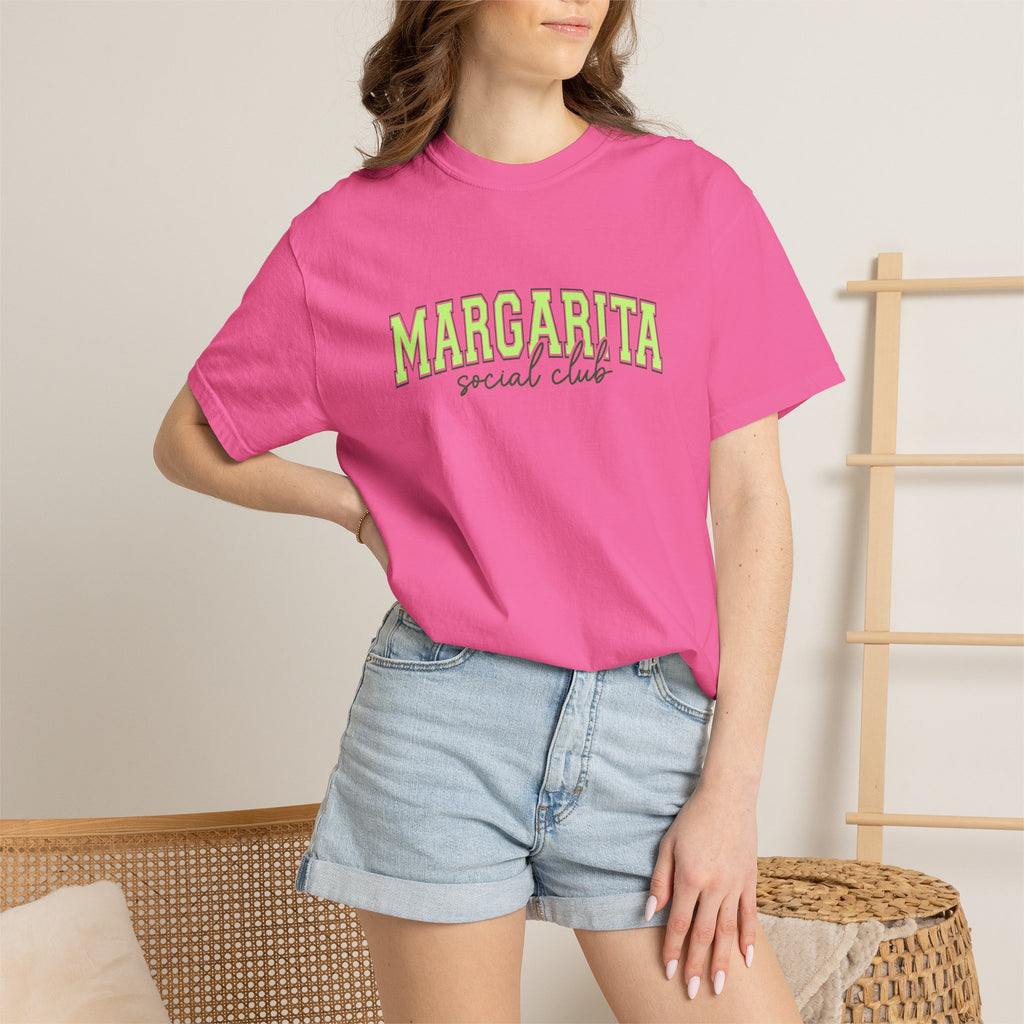 Margarita Social Club, Funny, Summer, Vacation Comfort Colors Tee
