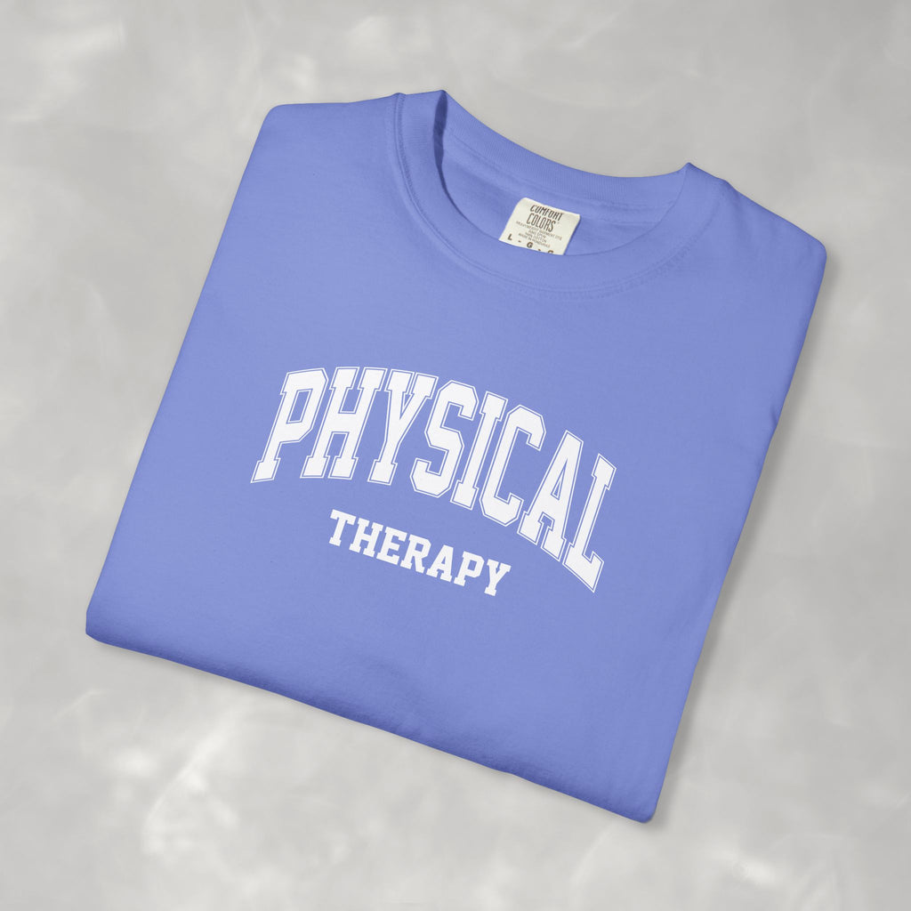 Physical Therapy, Therapist Classic Varsity Style Comfort Colors Tee