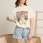 Autumn Harvest, White Pumpkin Retro Comfort Colors Tee