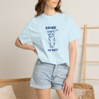 Doing My Best, Cute, Funny Cat Lover Comfort Colors Tee
