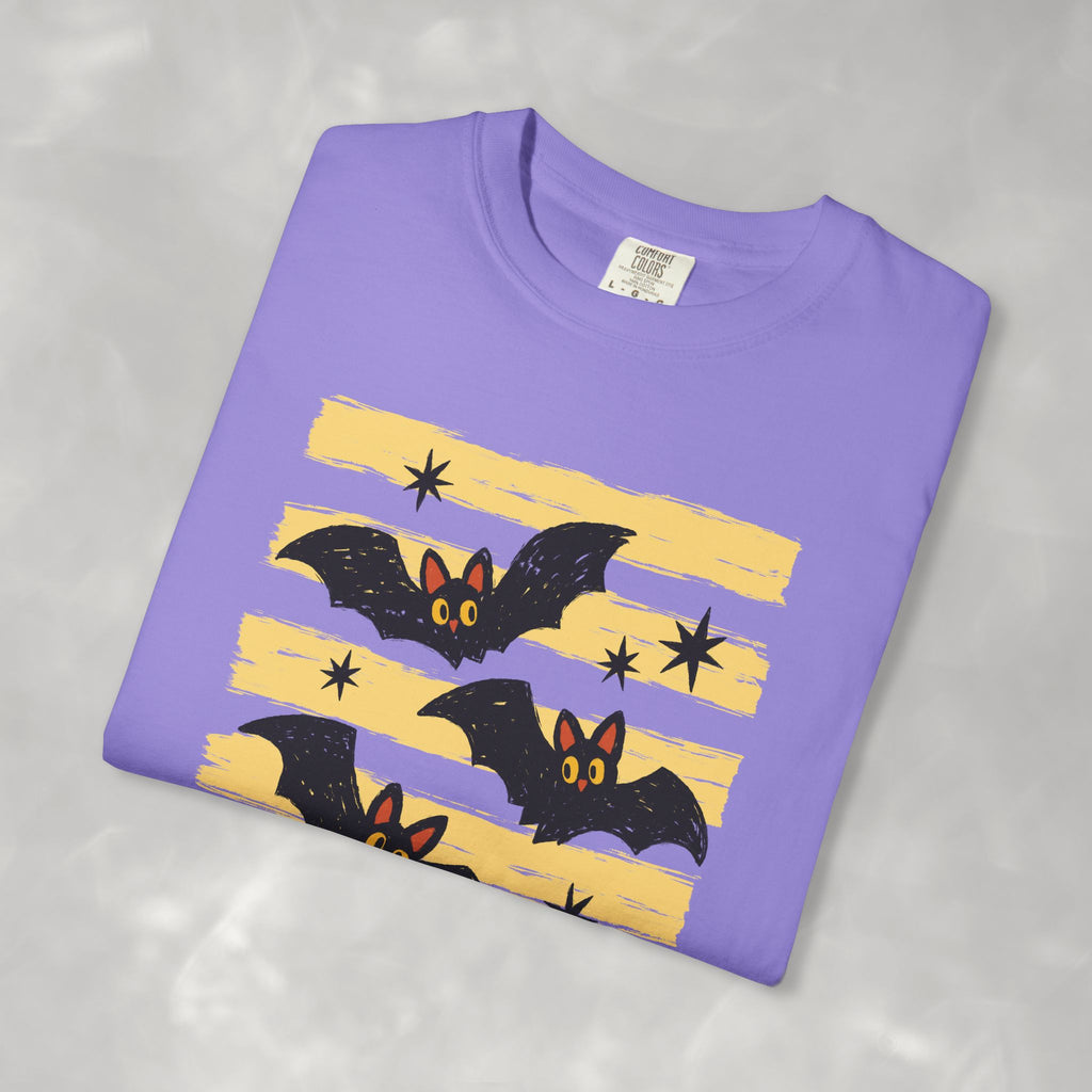 Cute Halloween Bats, Unisex Comfort Colors Tee