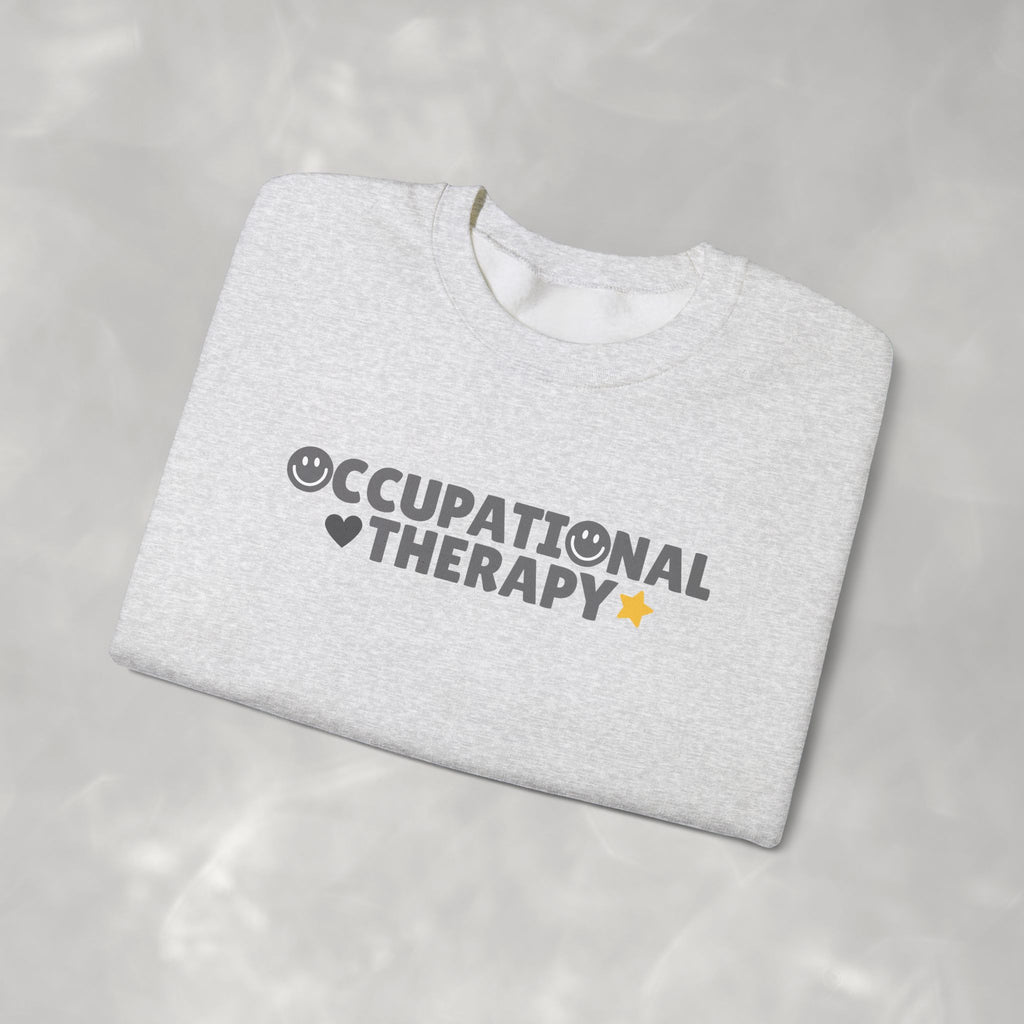 Occupational Therapy, Cute Pediatric OT Gildan Unisex Heavy Blend™ Crewneck Sweatshirt for OT, OTR, OTA, COTA