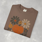 Retro Fall, Autumn Pumpkin Comfort Colors Tee