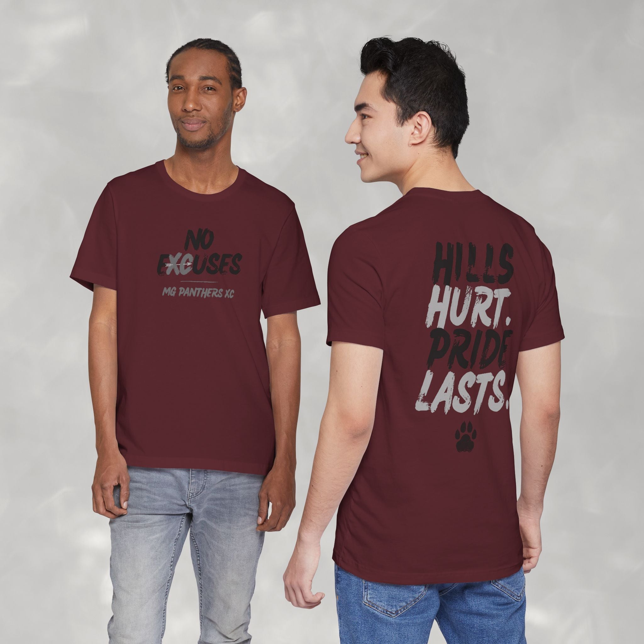 Custom MG Cross Country Bella + Canvas Unisex Jersey Short Sleeve Tee