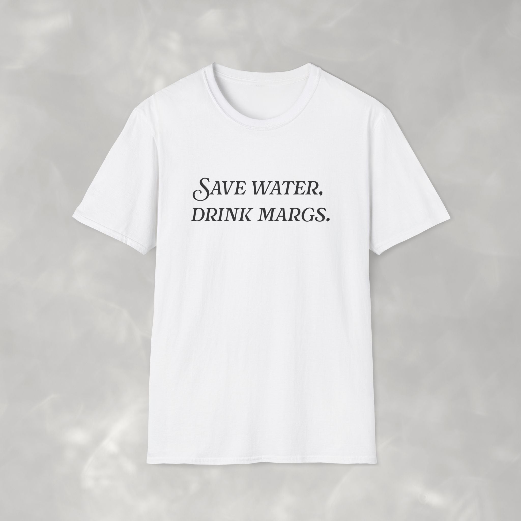 Save Water Drink Margs Unisex Gildan Lightweight Tee