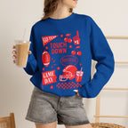 Football Season, Touchdown, Gameday, Cute Gildan Unisex Heavy Blend™ Crewneck Sweatshirt