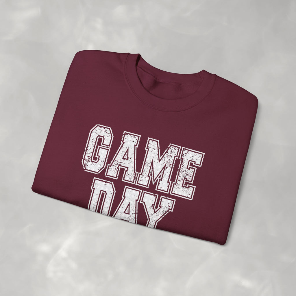 Cute Game Day, Preppy Polka Dot Gildan Unisex Heavy Blend™ Crewneck Sweatshirt