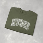 Nurse Checkered Gildan Unisex Heavy Blend™ Crewneck Sweatshirt for RN, LPN, GN, Nursing Students
