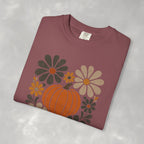 Retro Fall, Autumn Pumpkin Comfort Colors Tee