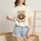 Funny Bend And Snap Football Comfort Colors Tee for Women