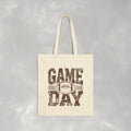 Football Game Day Double-Sided Cotton Canvas Tote Bag