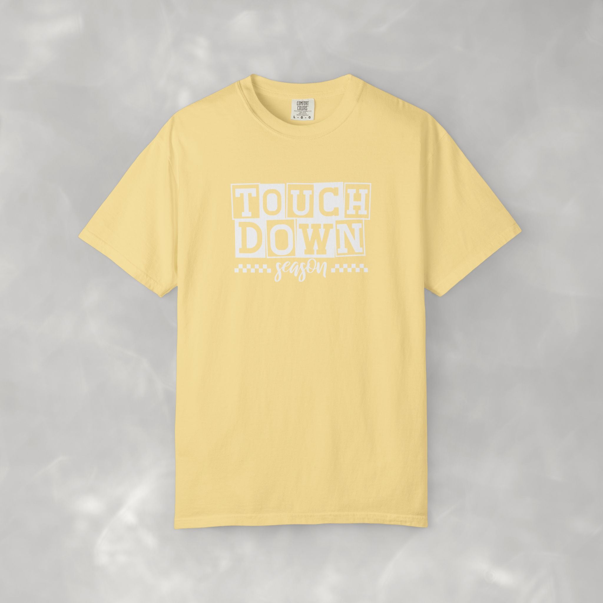 Touchdown Season, Preppy Football Comfort Colors Tee