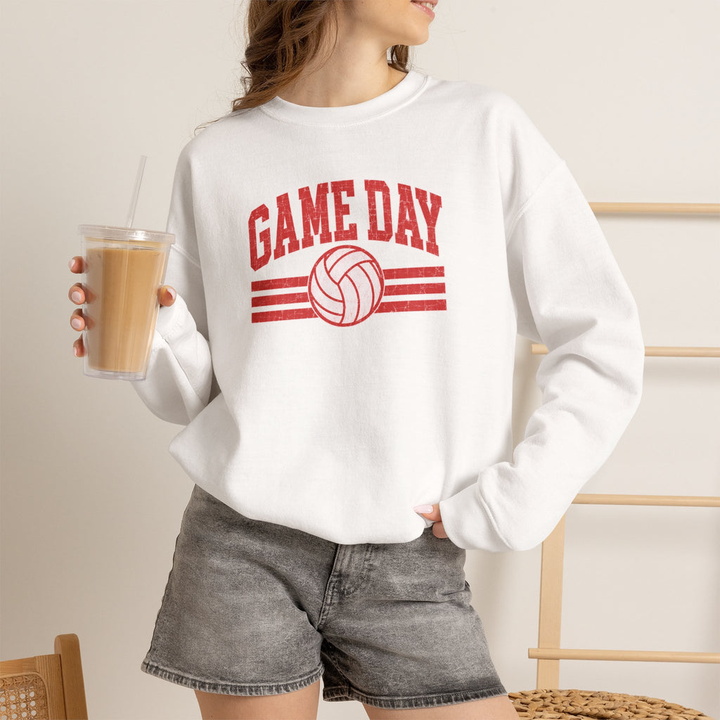Volleyball Game Day Gildan Unisex Heavy Blend™ Crewneck Sweatshirt