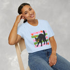 Spooky, Cute Black Cat, Halloween Gildan Unisex Softstyle T-Shirt