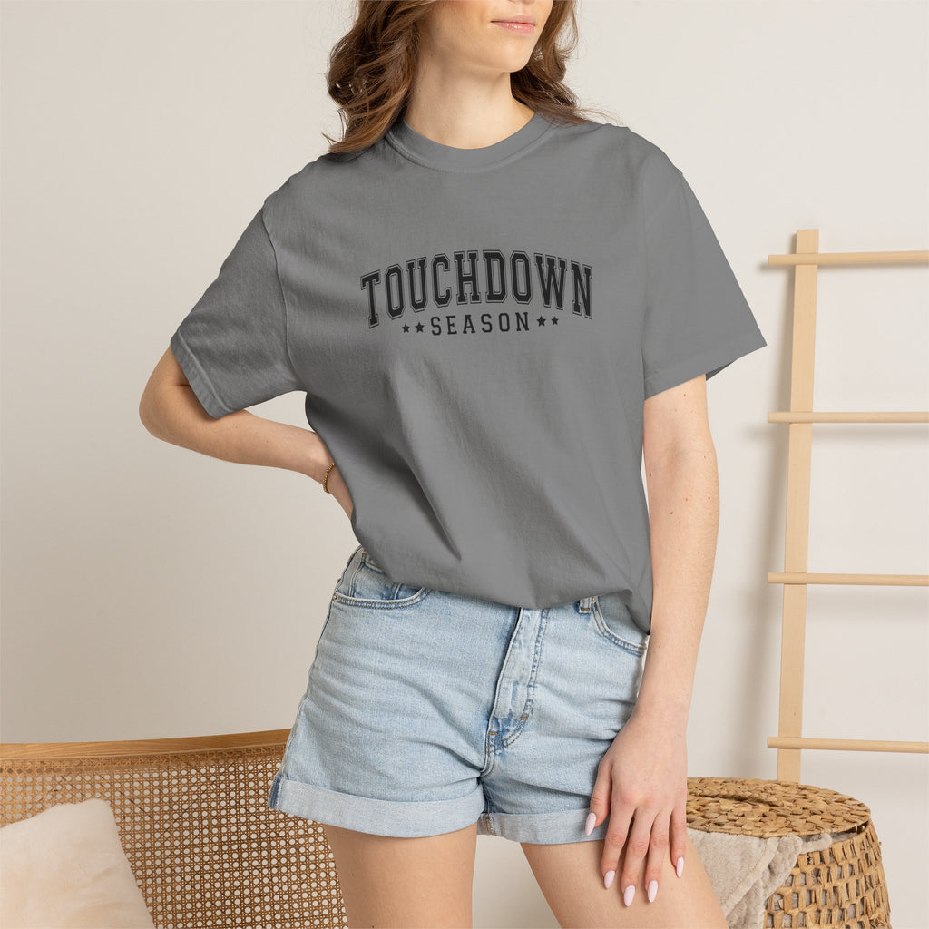 Touchdown Season, Unisex Football Comfort Colors Tee