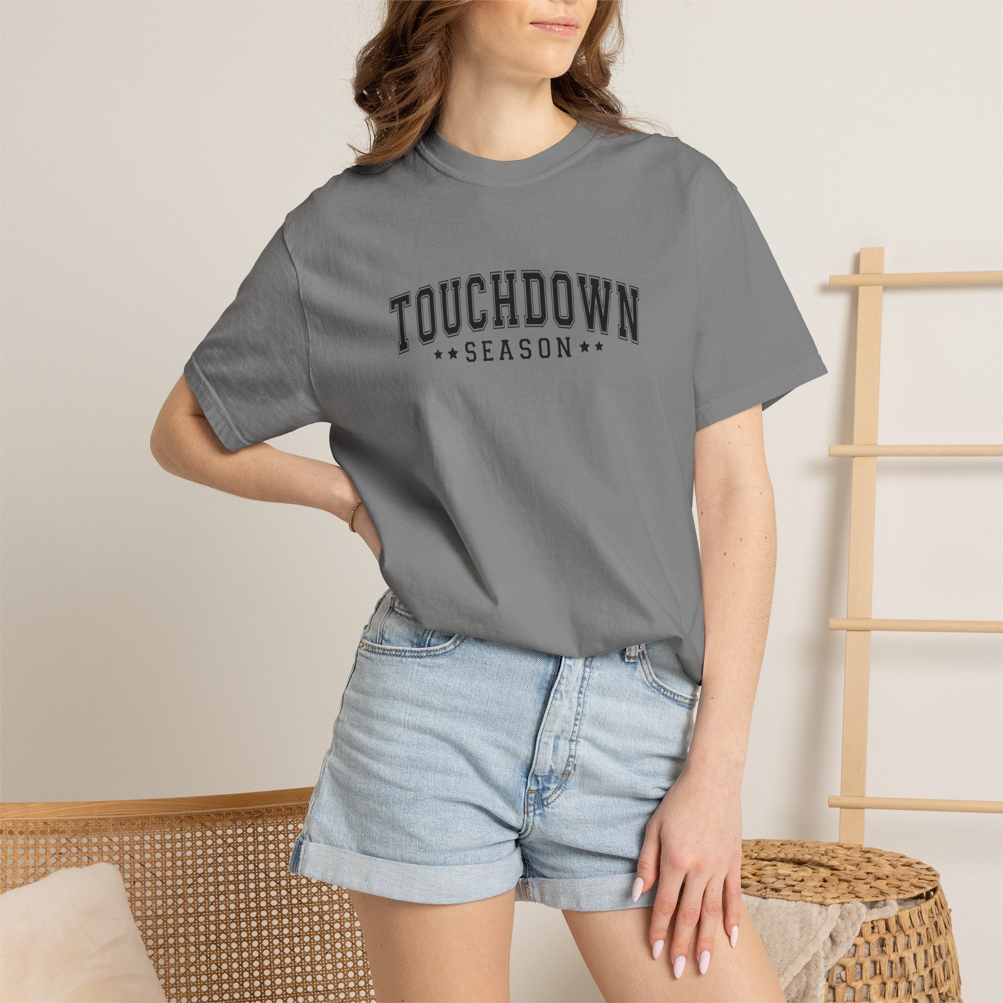 Touchdown Season, Unisex Football Comfort Colors Tee