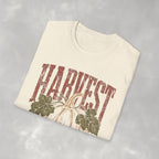 Autumn Harvest, White Pumpkin Retro Gildan Unisex Softstyle T-Shirt