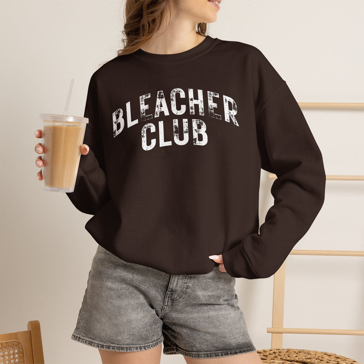 Bleacher Club, Funny Unisex Heavy Blend™ Crewneck Sweatshirt for Sports Parents, Family