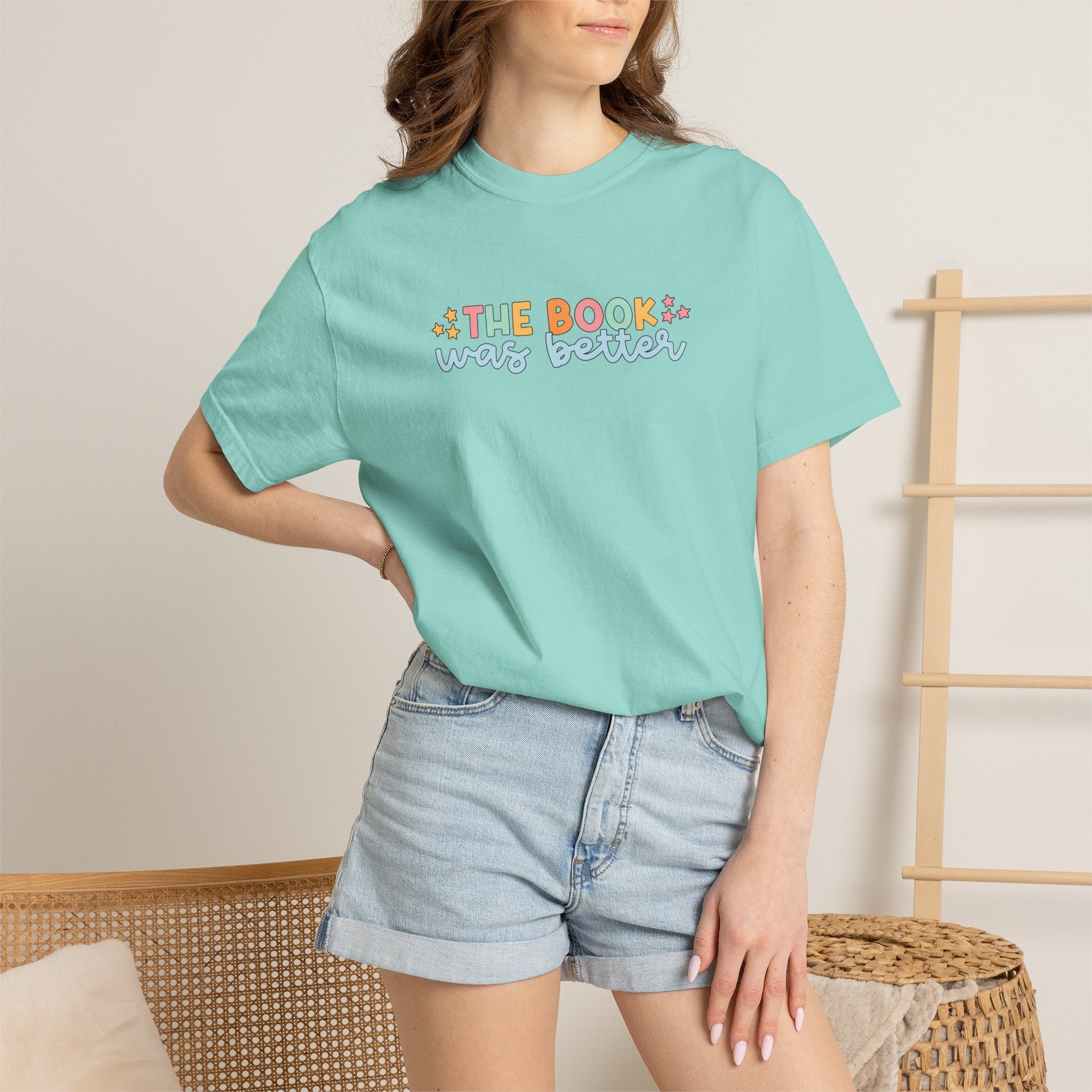 The Book Was Better, Funny Book, Reading Lover Comfort Colors Tee