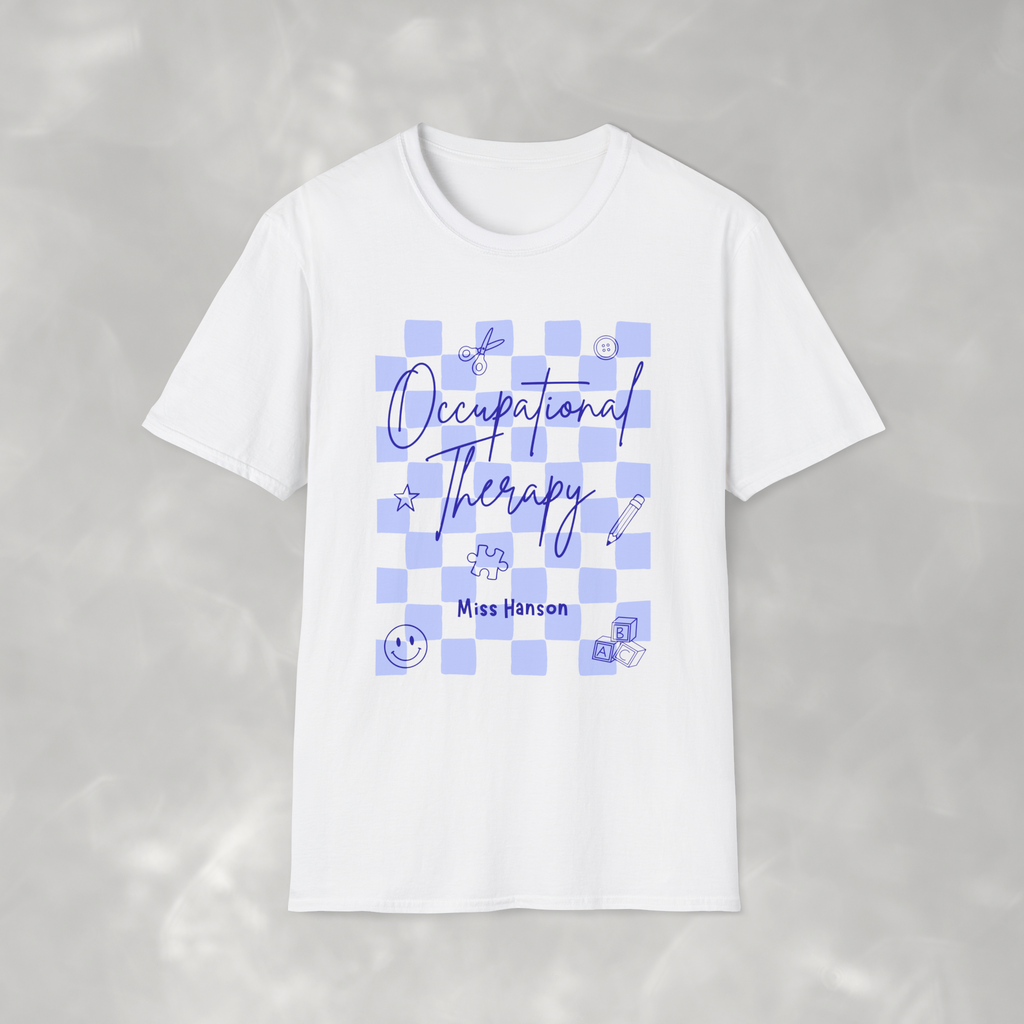 Personalized Occupational Therapy, Custom Gildan Unisex Softstyle T-Shirt