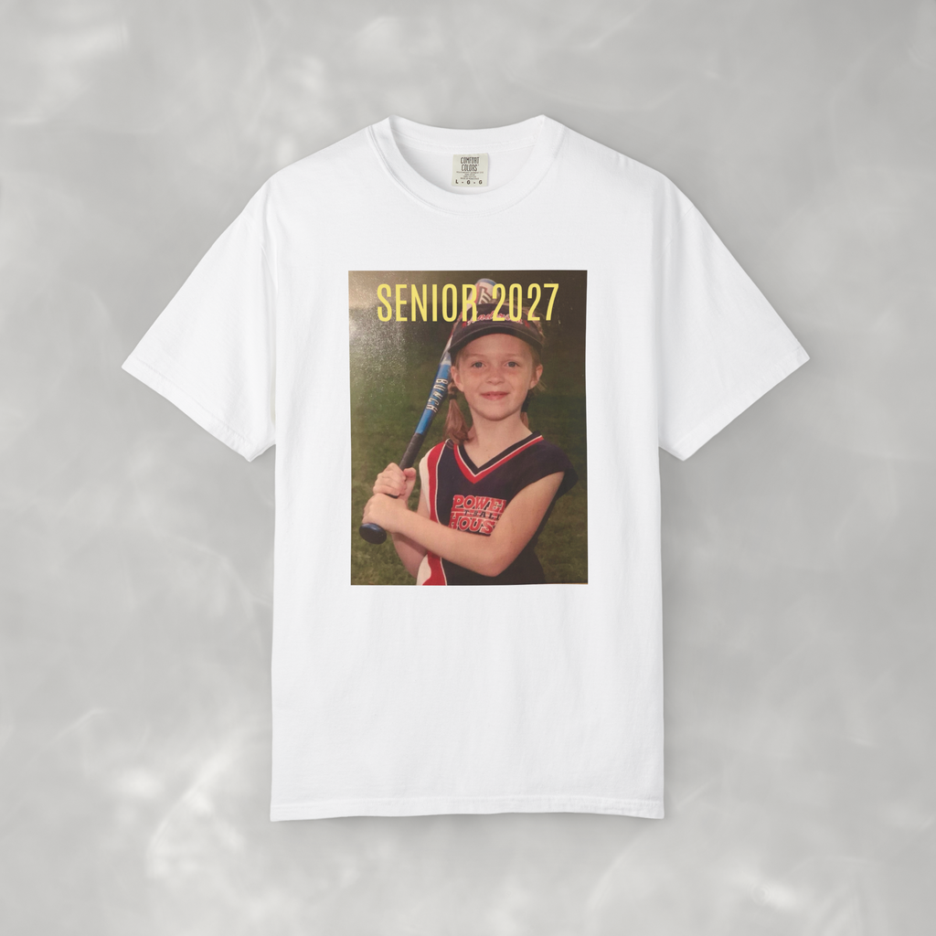 Custom High School Senior 2027 Comfort Colors Tee, Shirt for Parent's, Family of 2027 Graduates, High School Sports, Choir, Theater, Band