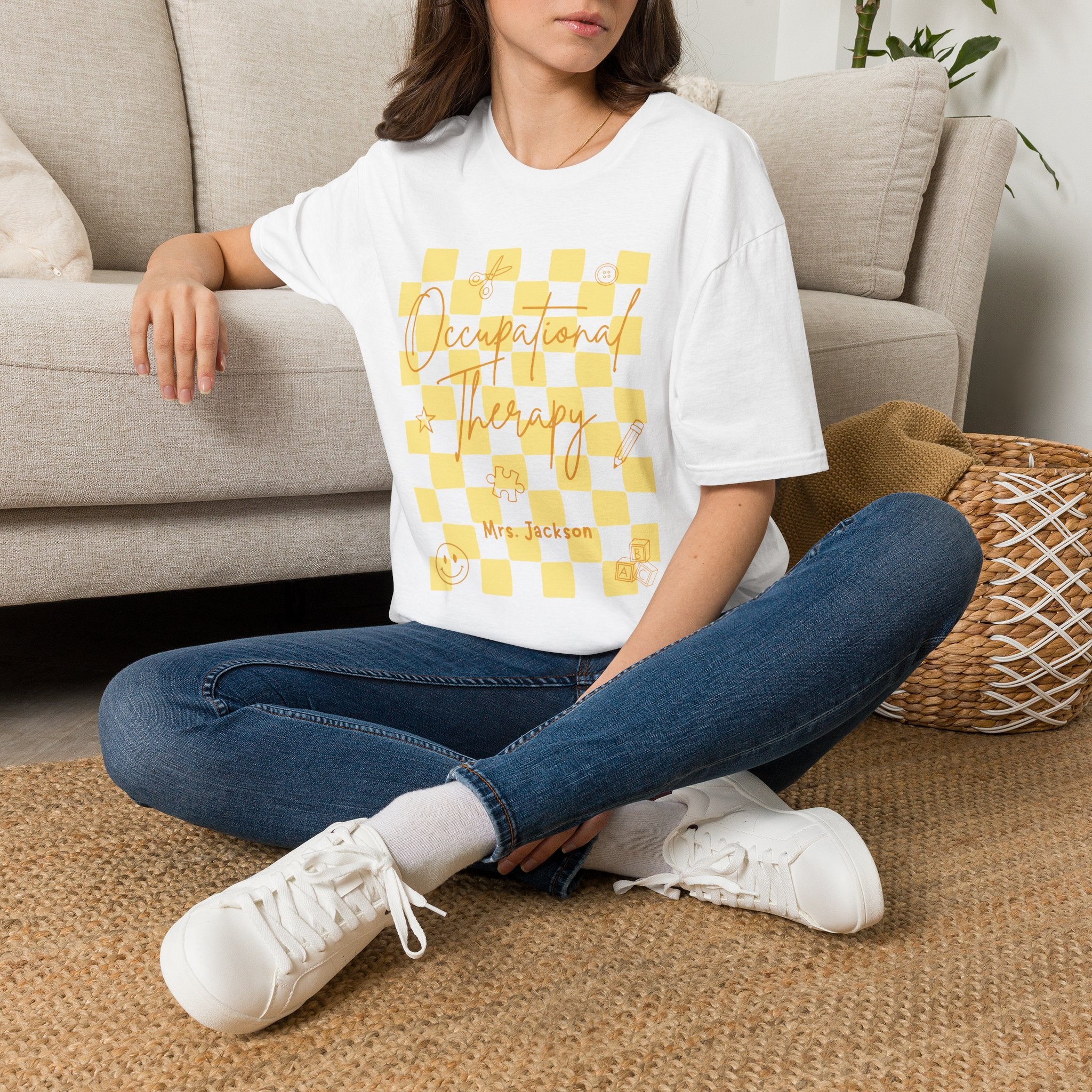 Personalized Occupational Therapy, Custom Gildan Unisex Softstyle T-Shirt