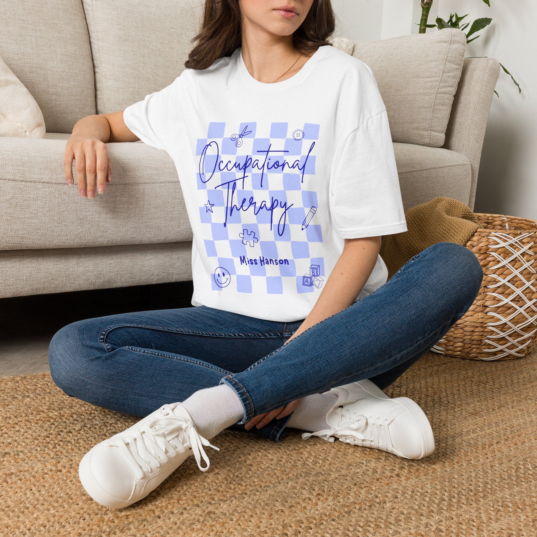 Personalized Occupational Therapy, Custom Gildan Unisex Softstyle T-Shirt