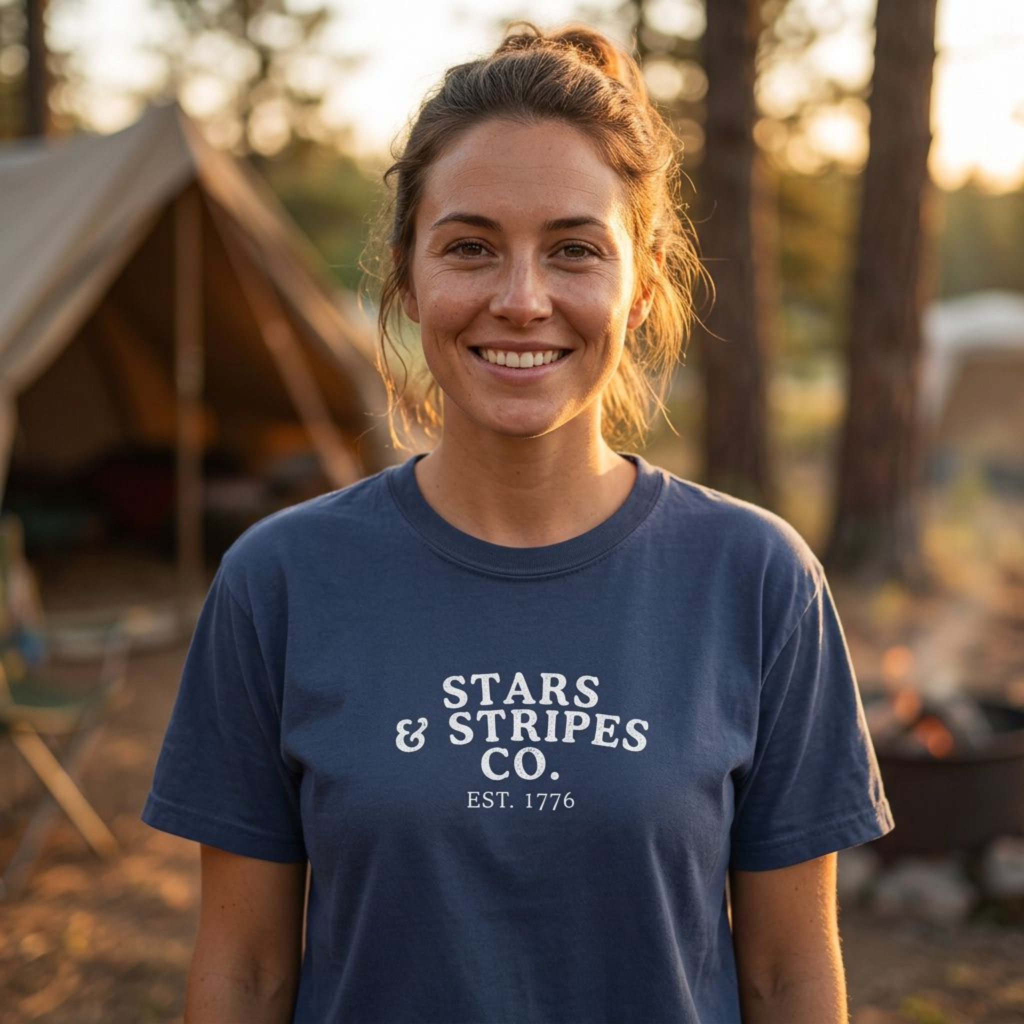 Stars and Stripes Co Unisex CC Tee, 4th of July, Independence Day Shirt for Men and Women