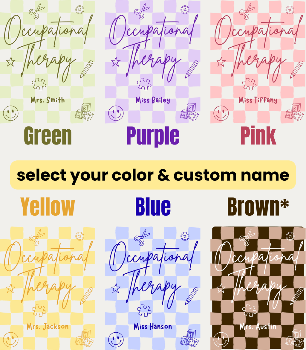 Personalized Occupational Therapy, Custom Gildan Unisex Softstyle T-Shirt